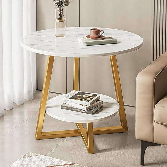 2 Tier Round Coffee Table