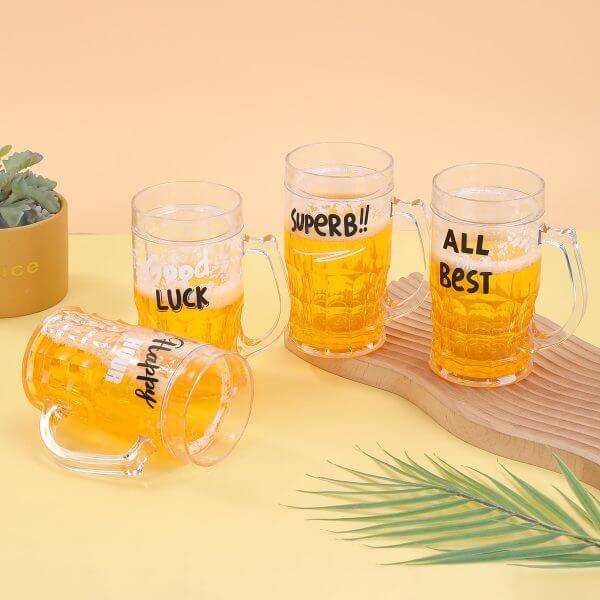 450ml Plastic Frosty Beer Mug with Gel