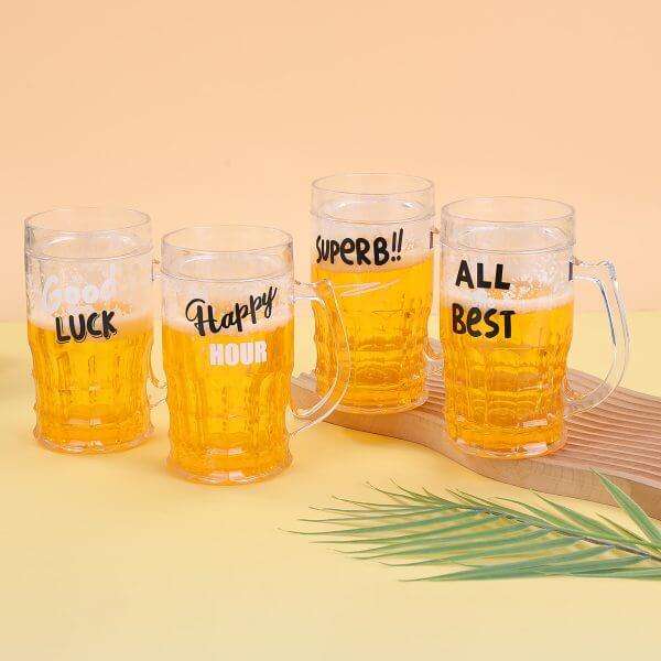 450ml Plastic Frosty Beer Mug with Gel