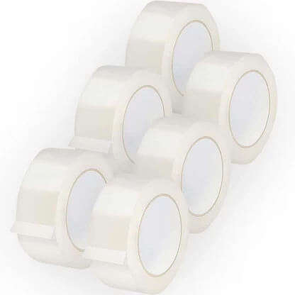72 Piece K30D 30M Clear Packaging Seal Tape