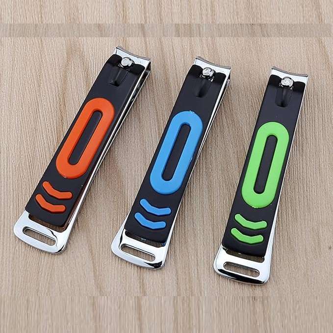 Black Rubber Surface Anti-Slip Nail Clipper