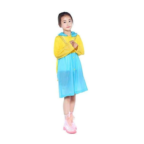 Kids Hooded Rain Coat