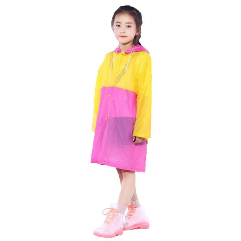 Kids Hooded Rain Coat