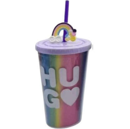 Rainbow 450ml Summer Cup
