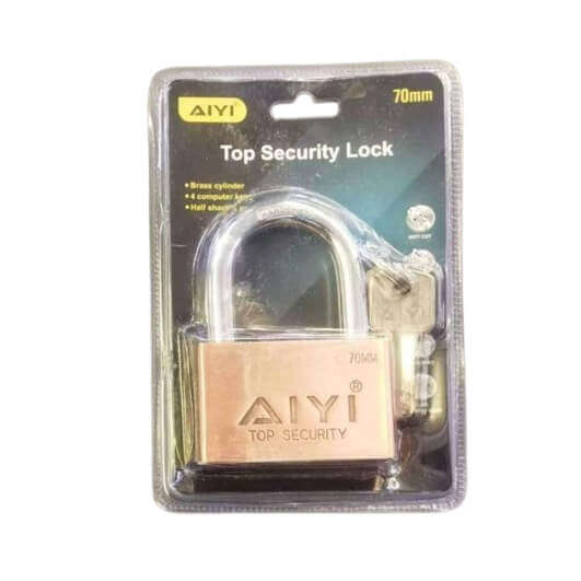 Top Security Square Padlock 70mm