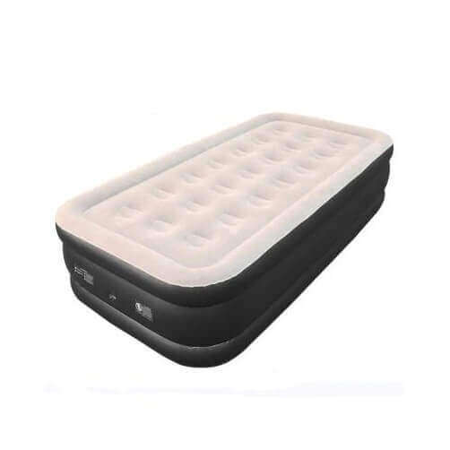 Twin High Raised Flocked Airbed Mattress