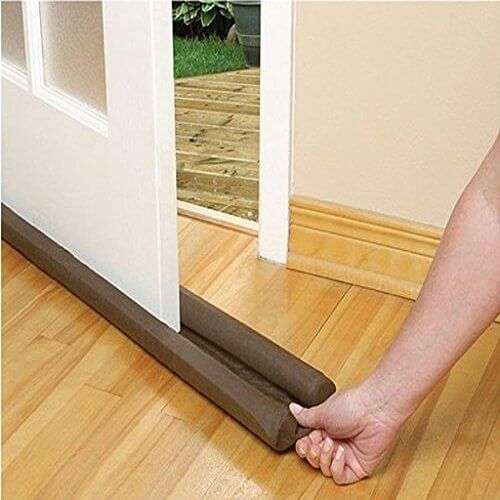 Brown Wind Dust Blocker Insulator Door Stopper