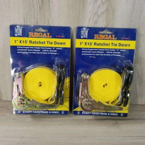1 Inch x 15 Inch Ratchet Tie Down