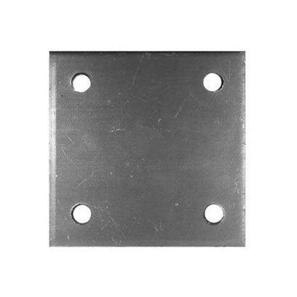 100 x 100mm Steel Base Plate 3mm thick with Holes
