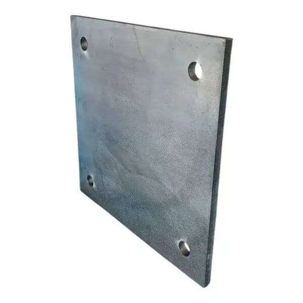 200 x 200mm Steel Base Plate 3mm thick with Holes