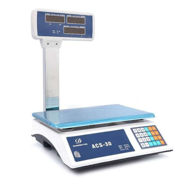 30kg Price Computing Scale with LCD Display