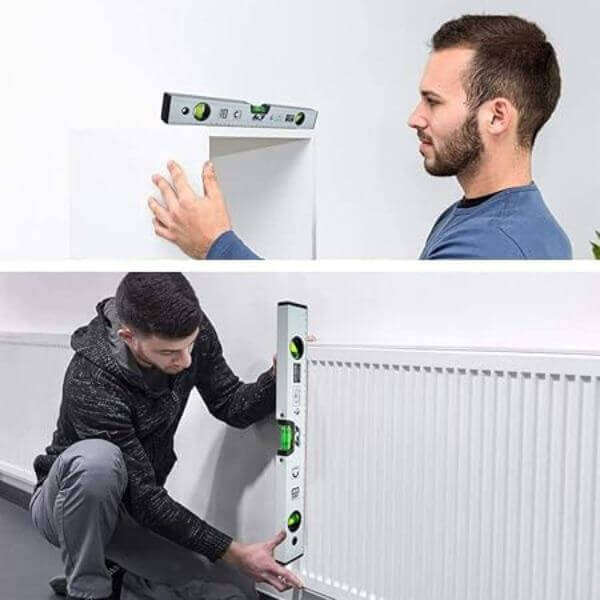 400mm Magnetic Aluminum Alloy Spirit Level Ruler