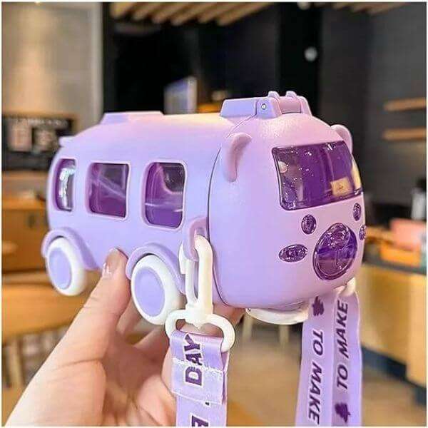500ml Cute Bus Water Bottle for Kids