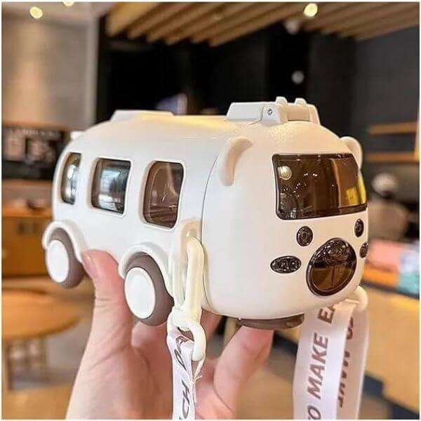 500ml Cute Bus Water Bottle for Kids