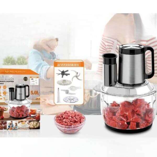 5L 6 in 1 Stainless Steel Electric Wonder Chopper