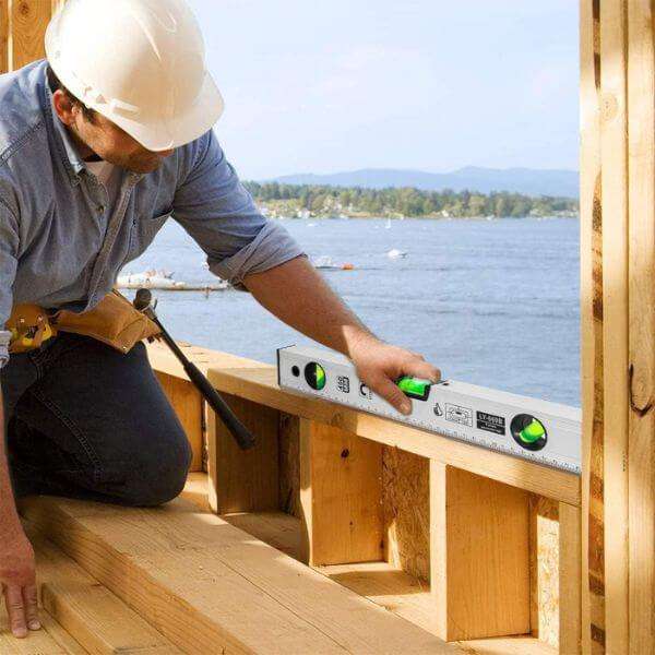 800mm Magnetic Aluminum Alloy Spirit Level Ruler
