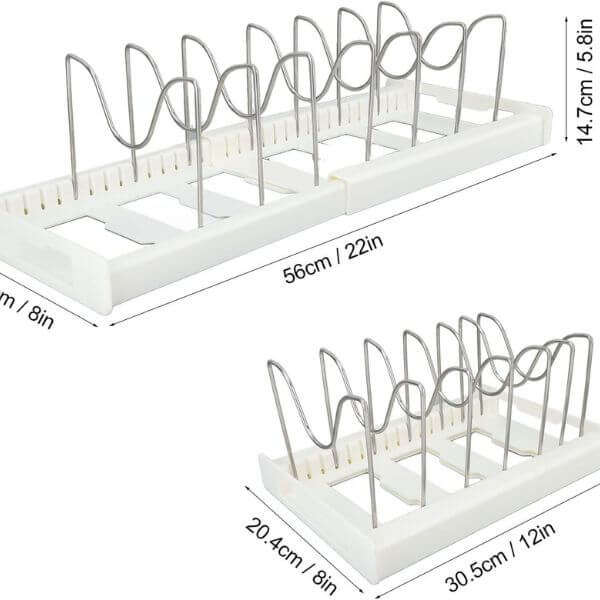Adjustable Pots and Pans Organizer