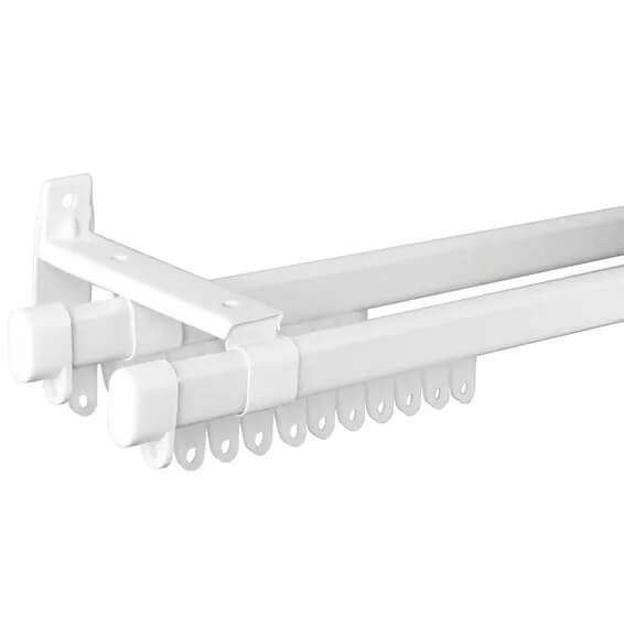 Double Curtain Rail 2.5M