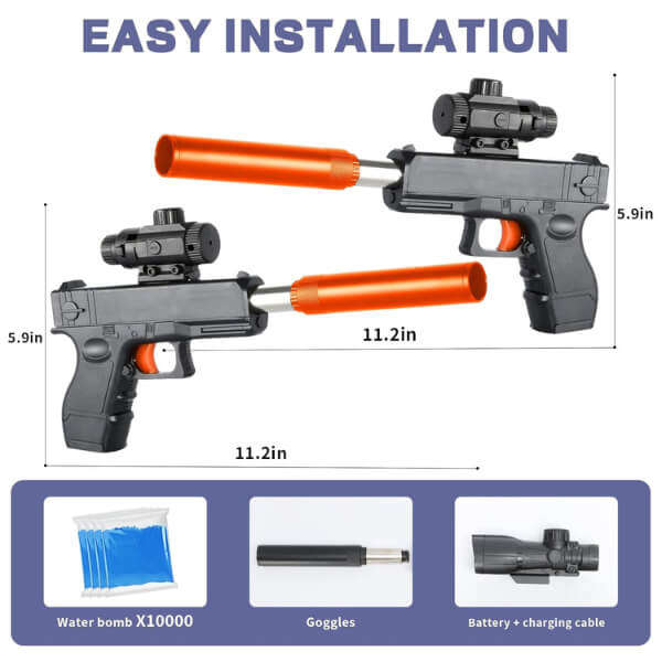 Kids Gel Ball Blaster Pistol Gun