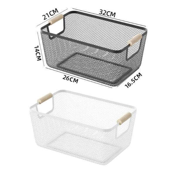 Medium Stainless Steel Mesh Storage Basket