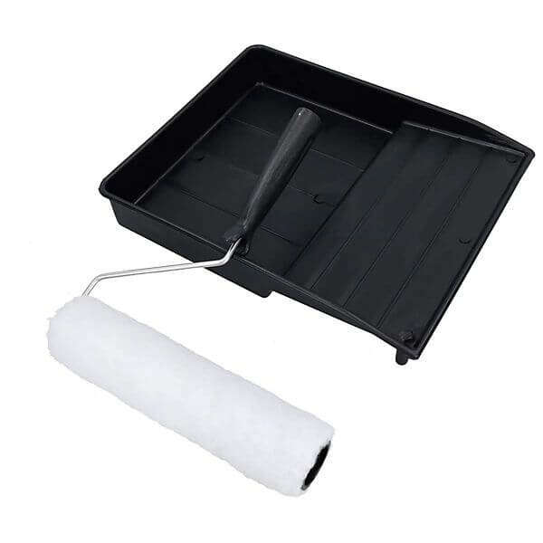 Metal Handle Paint Roller and Tray Set
