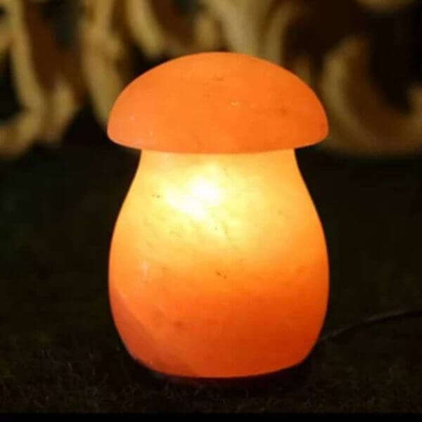Mushroom Crystal Salt Bedside Lamp
