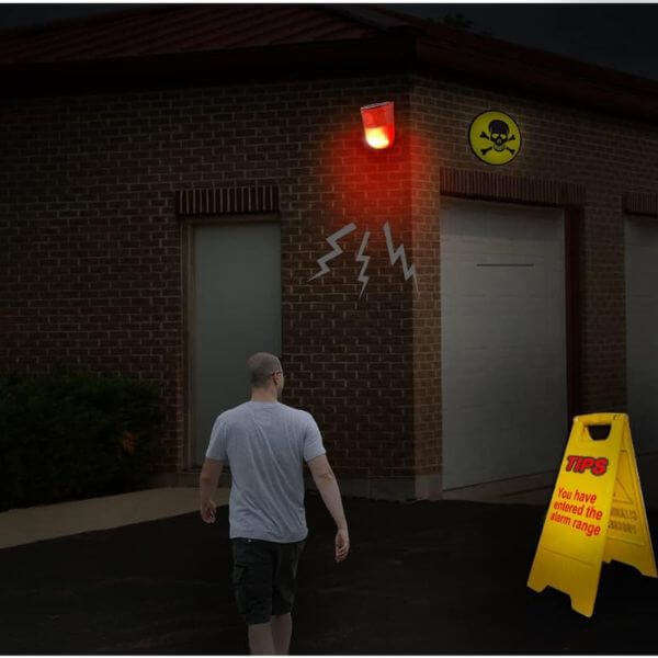Solar Alarm Light