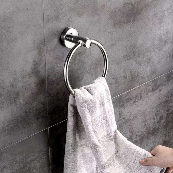Stainless Steel Round Bathroom Towel Ring
