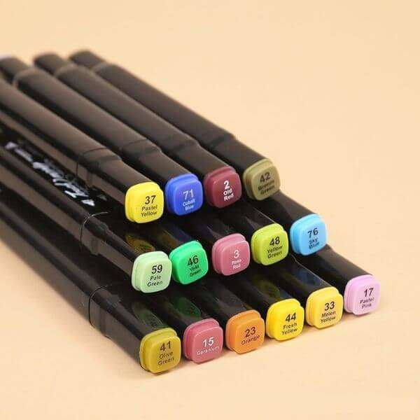 48PCS Sketch Art Markers for Kids