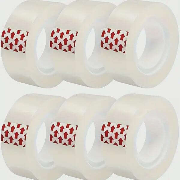 8PCS Clear Tape Set