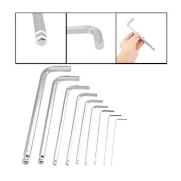 9 Piece Ball Point Hex Key Set