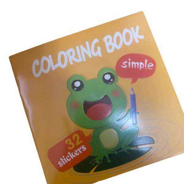 Colouring Book with Stickers