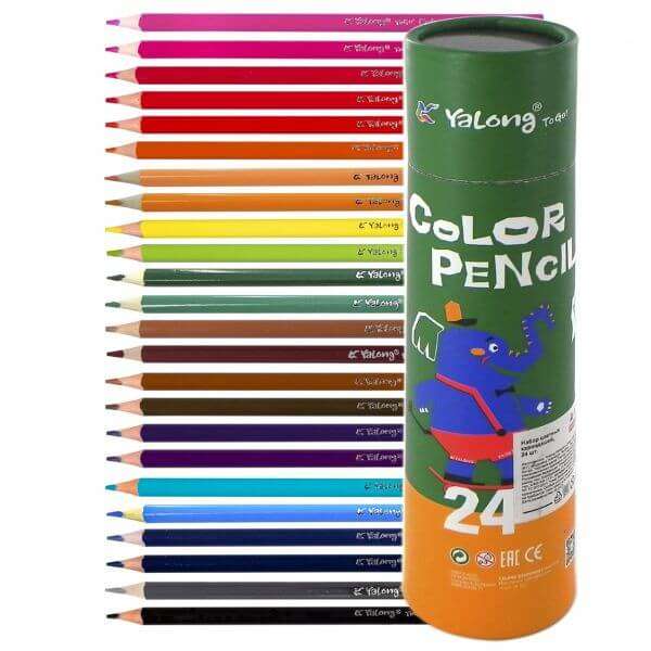 Kids Set of 24 Colour Pencils