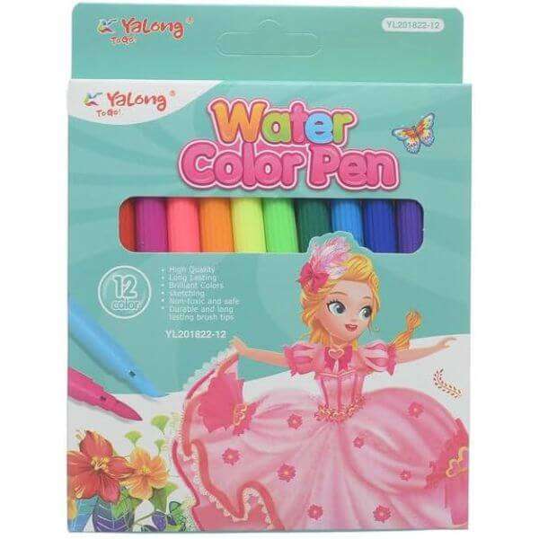 Set of 12 Water Color Pens