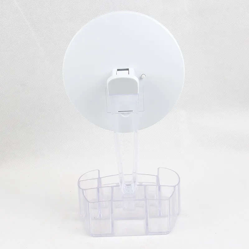 Makeup mirror led desktop makeup mirror desk lamp with Integrated network storage box red smart beauty makeup mirror fil