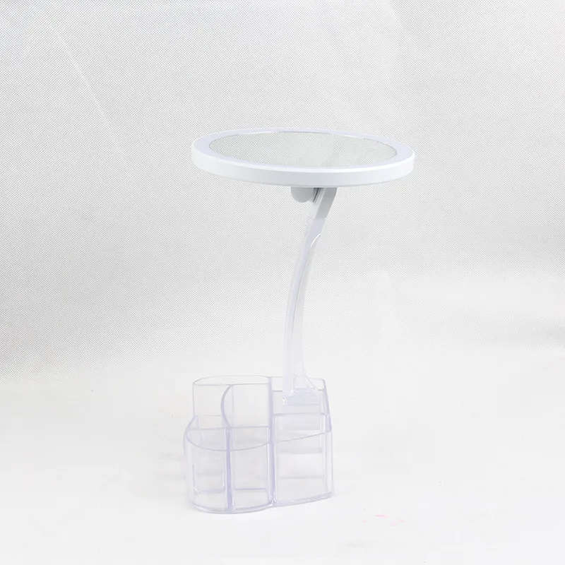 Makeup mirror led desktop makeup mirror desk lamp with Integrated network storage box red smart beauty makeup mirror fil