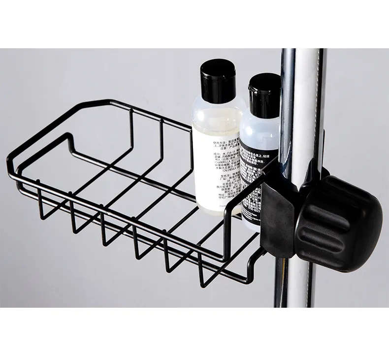 Adjustable Sink Soap Organizer Dishwashing Drainer Storage Rack Kitchen Faucet Stainless Steel Sponge Holder