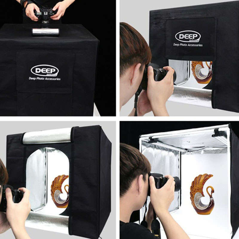 40x40cm LED Deep Professional Photography Studio Light Box Set