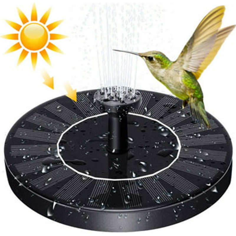 Floating Solar Powered Fountain