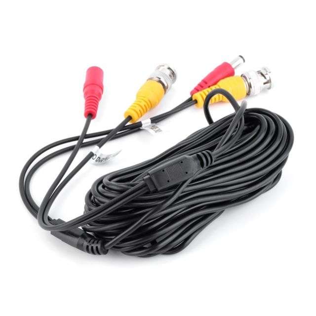 10m Power and Video CCTV Camera Cable