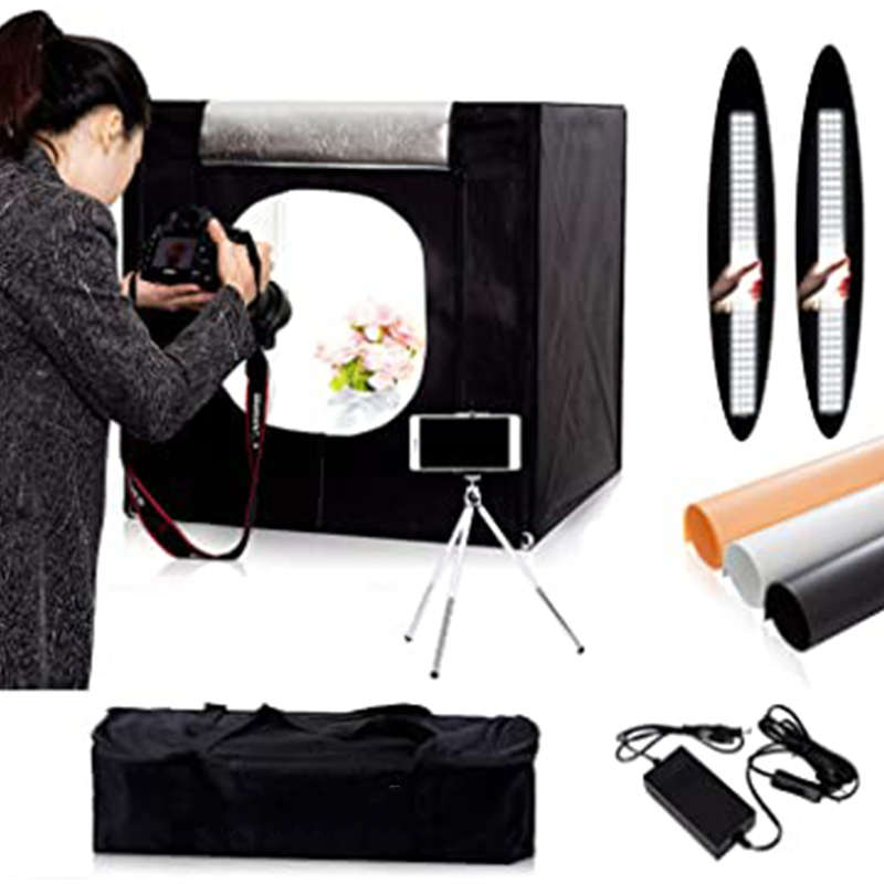 80x80cm LED Deep Professional Photography Studio Light Box Set