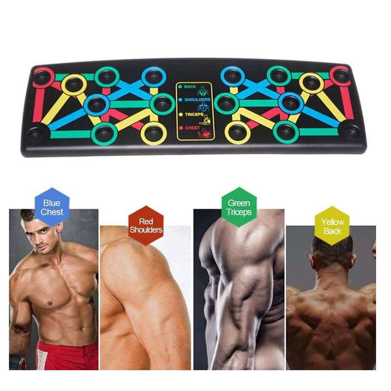 Foldable Push Up Exercise Board System