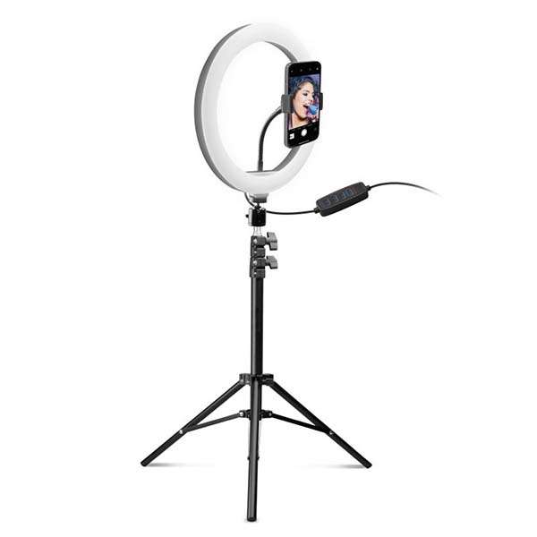 14" LED Light Ring with Tripod Selfie Ring Light
