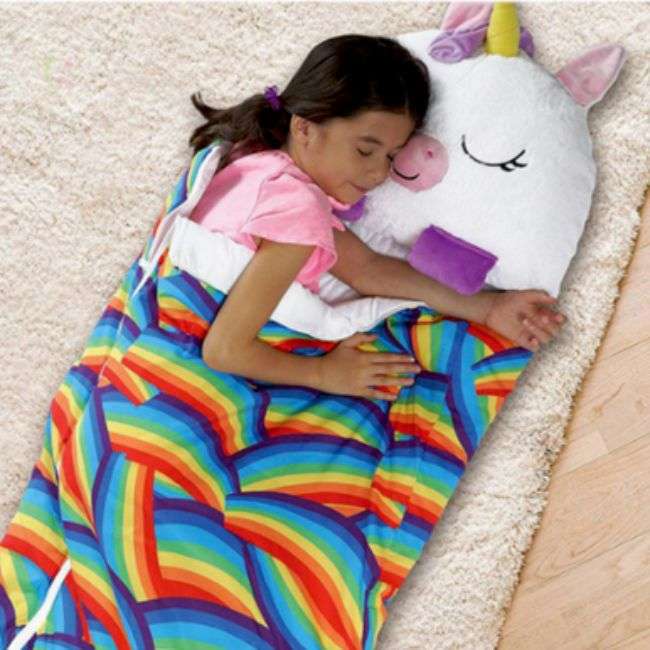 2 in 1 Portable Cute Sleeping Bag Pillow For Children
