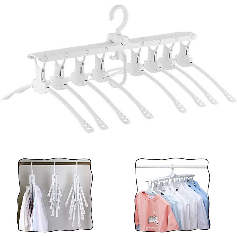 Multifunctional Clothes Hanger Durable Plastic