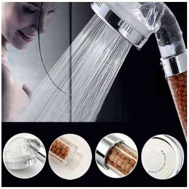 Transparent Healthy SPA Shower Head