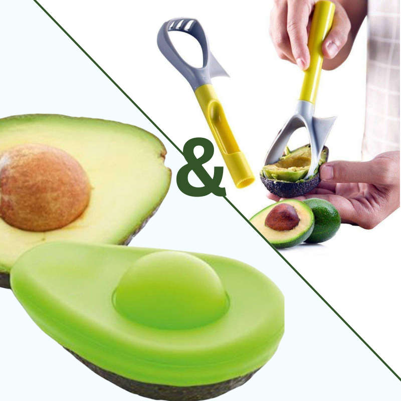 Silicone Avocado Saver Plus 5 in 1 Avocado Slicer