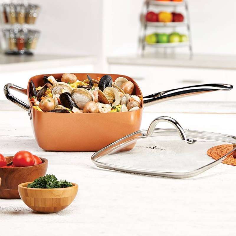 5Pcs Set Deep Dish Square Pan 9,5