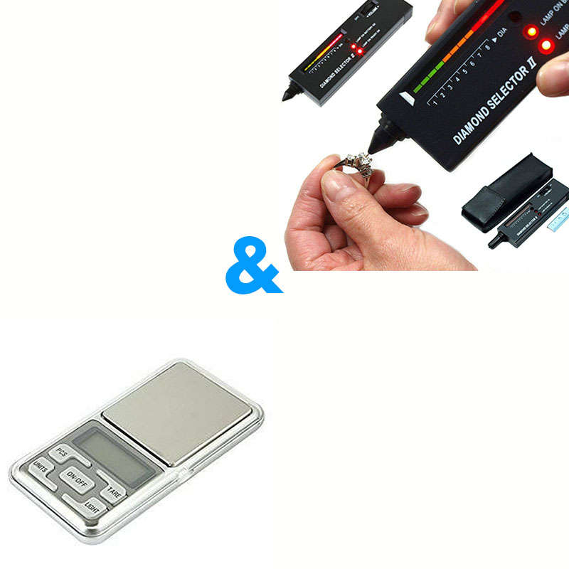500g Pocket Scale Plus Diamond Tester