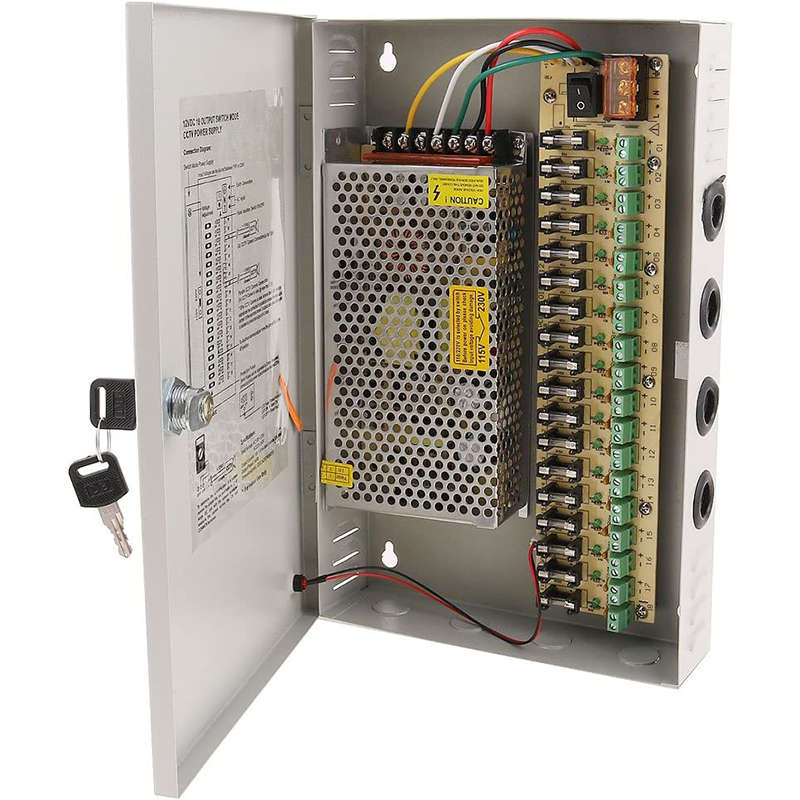 18 Channel 12V DC CCtv Power Supply 30A